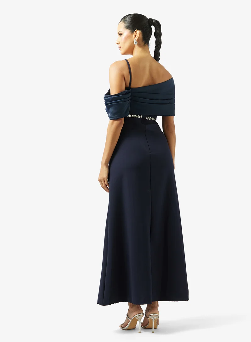 Ella Limited Edition Off Shoulder Dress With Waist Embellishment